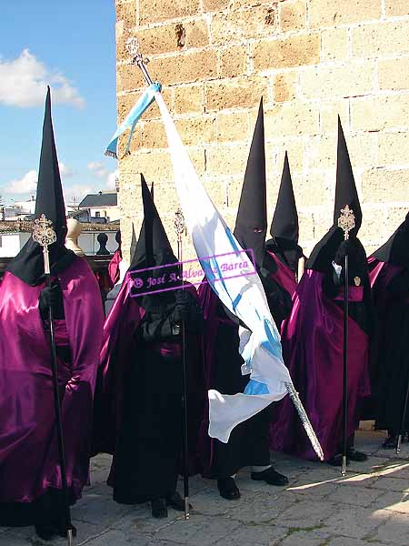 Bandera de la Virgen de la Hermandad del Cristo de la Viga