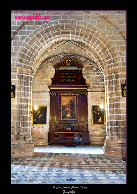 Tramo del Retablo de San Caralampio (Santa Iglesia Catedral)