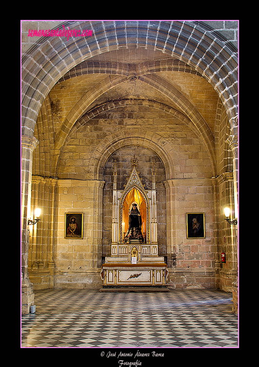 Tramo del Retablo de Santa Rita de Casia (Santa Iglesia Catedral)