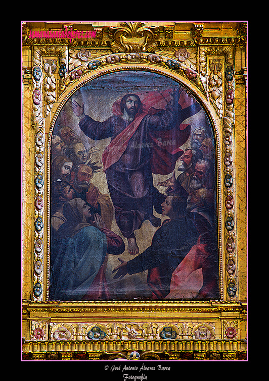 Pintura de la Asunción (Ático del Retablo de la Inmaculada del Voto, hoy de San Juan Grande - Santa Iglesia Catedral)