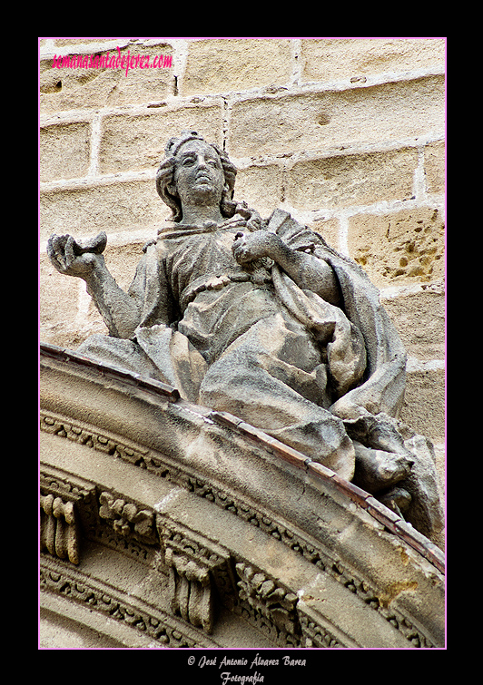 Sibila (Portada de la Visitación de la Santa Iglesia Catedral)