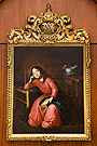 Virgen Niña en meditación - Francisco de Zurbarán - Año 1639 (Sala del Tesoro - Museo de la Santa Iglesia Catedral)