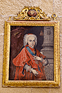 Pintura de D. Jaime de Borbón - Infante de España - Año 1742 (Sala de los Canónigos - Santa Iglesia Catedral)