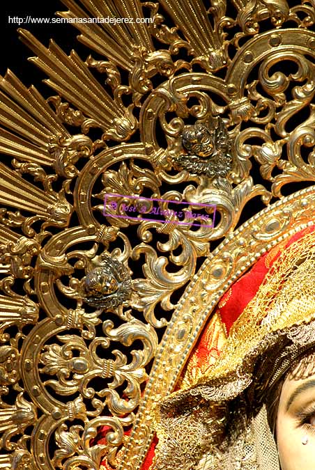 Detalle de la diadema de María Santísima de la O