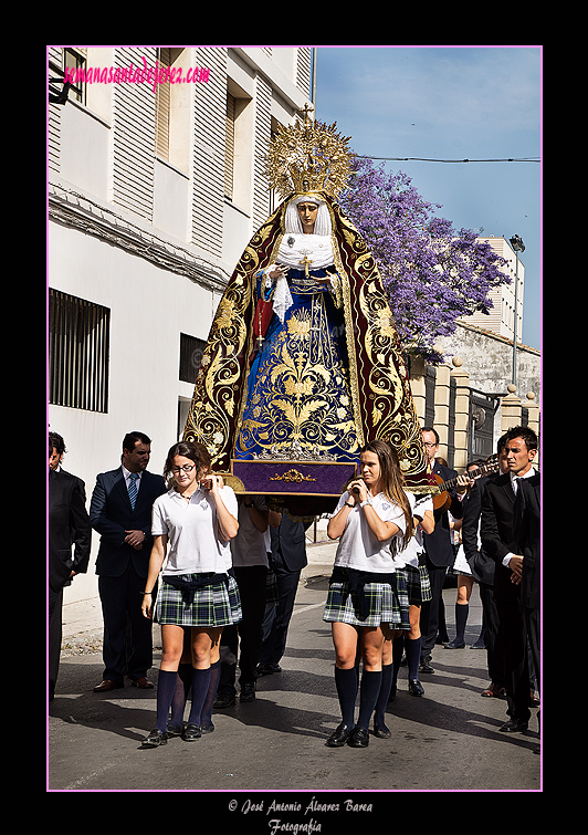 Traslado de María Santísima de la O a la Capilla del Colegio de la Compañia de María (30 de mayo de 2012)