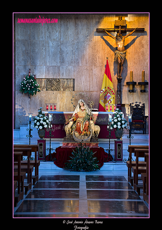 Altar de Cultos del Triduo en honor de la Divina Pastora de las Almas (Convento de Capuchinos) (13, 14 y 15 de Septiembre de 2012)