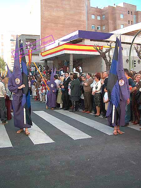 Banderas del Señor de la Hermandad del Cristo de la Defensión 