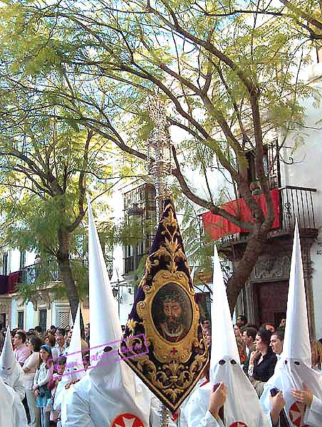 Banderín del Nazareno Cautivo de la Hermandad del Cristo del Amor 