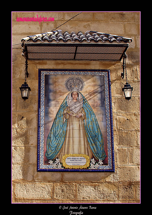 Retablo cerámico de Santa María de Gracia (Convento de Santa Rita)