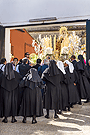 Visita del paso de Nuestra Señora de los Remedios al Convento de Monjas Agustinas
