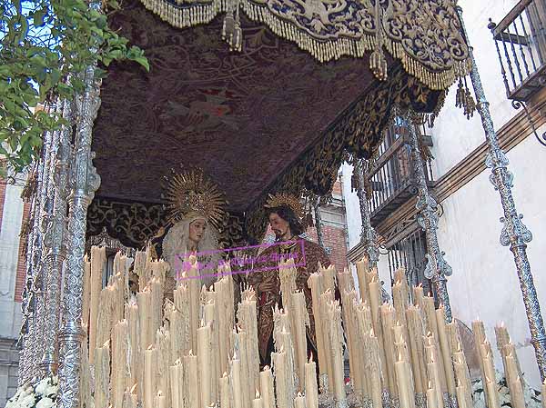 Paso de Palio de María Santísima del Desconsuelo (Encuentro Nacional de Cofradias, Jerez, 2005)