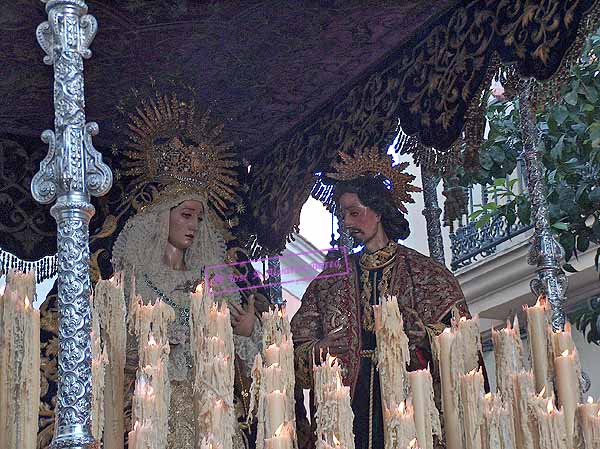 Paso de Palio de María Santísima del Desconsuelo (Encuentro Nacional de Cofradias, Jerez, 2005)