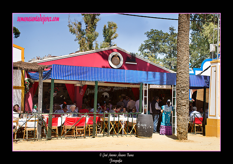 Caseta de la Hermandad de los Judíos de San Mateo. Feria del Caballo 2012