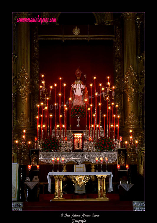 Altar de Cultos del Santo Obispo y Mártir San Blas (Iglesia de San Mateo) (Año 2011)