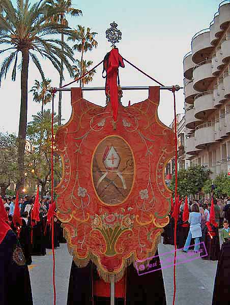 Estandarte de San Blas de la Hermandad del Desconsuelo 