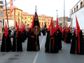 Presidencia del Estandarte de la Hermandad del Rocio de Jerez en el cortejo de palio de la Hermandad del Desconsuelo