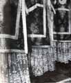 Año 1960. Juego de dalmáticas del paso de palio de la Virgen del Patrocinio en su primera salida procesional (Foto: Manuel Pereiras Pereiras)