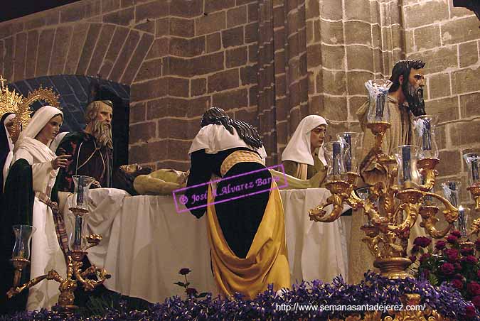 Paso de Misterio del Traslado al Sepulcro de Nuestro Señor Jesucristo