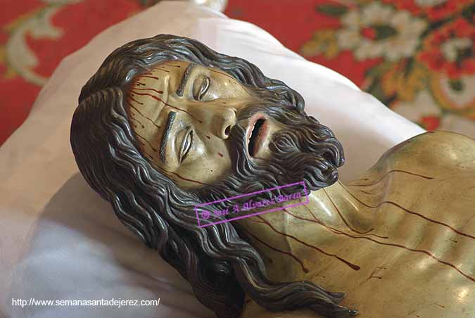 Santísimo Cristo de la Caridad en su traslado al sepulcro