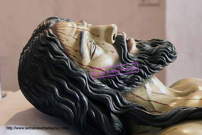 Santísimo Cristo de la Caridad en su traslado al sepulcro