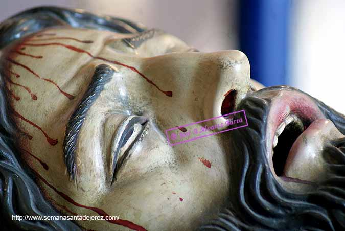 Santísimo Cristo de la Caridad en su traslado al sepulcro