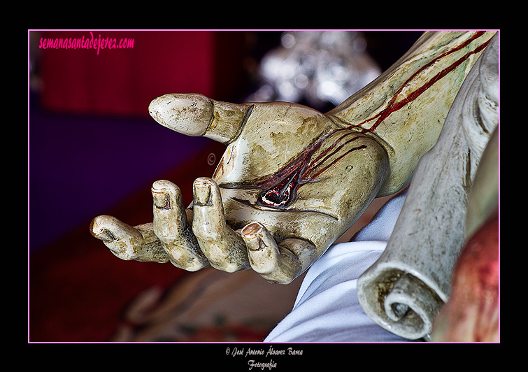 Mano derecha del Santísimo Cristo de la Caridad