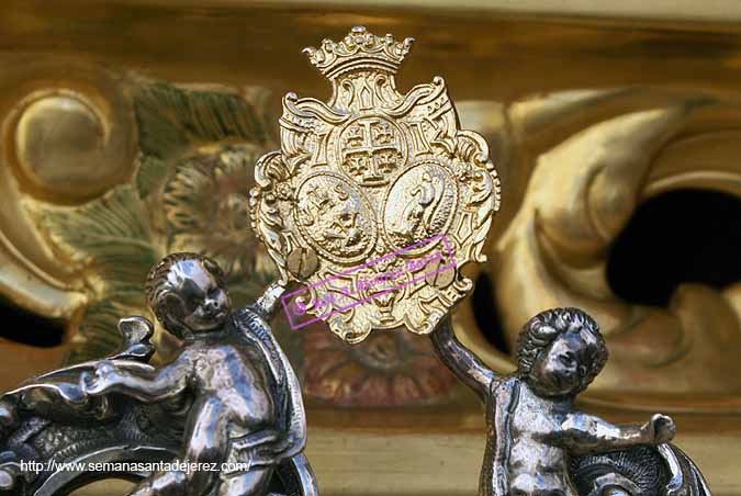 Detalle del llamador del Paso de Misterio del Traslado al Sepulcro de Nuestro Señor Jesucristo