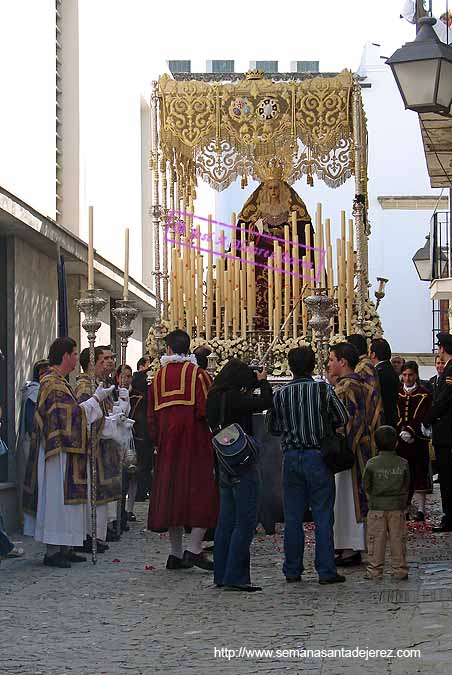 Paso de Palio de Madre de Dios del Patrocinio