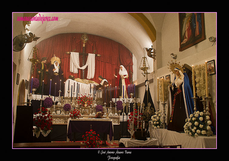 Altar de Cultos de la Hermandad de Santa Marta 2011