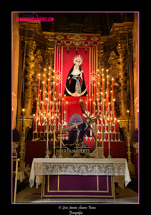 Altar de Cultos de la Hermandad de las Tres Caídas 2012