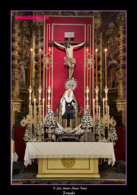 Altar de Cultos del Triduo en honor de María Santísima de los Dolores (13, 14 y 15 de Septiembre de 2012)