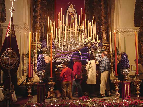 Besapiés de Nuestro Padre Jesús de la Salud en sus 3 Caídas (2 de marzo de 2007)