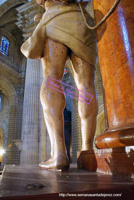 Piernas del Señor de la Sagrada Flagelación