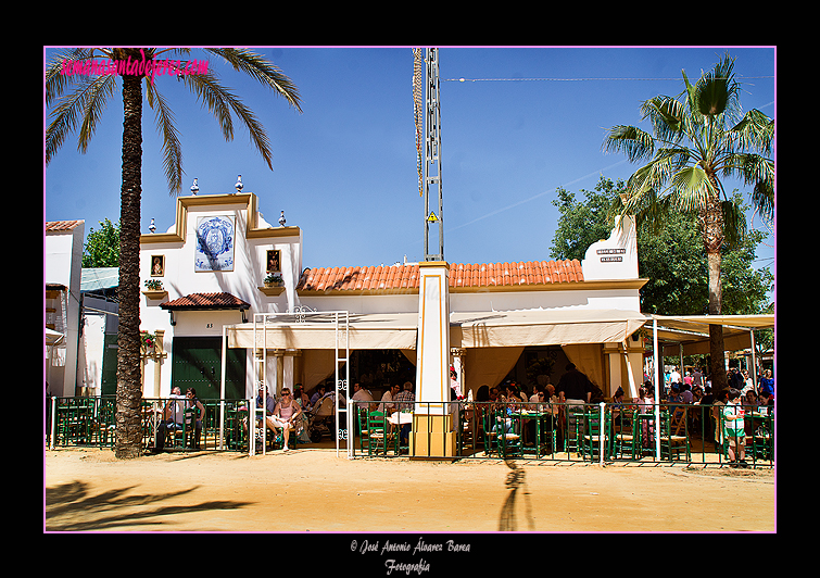 Caseta de la Hermandad de la Amargura. Feria del Caballo 2012