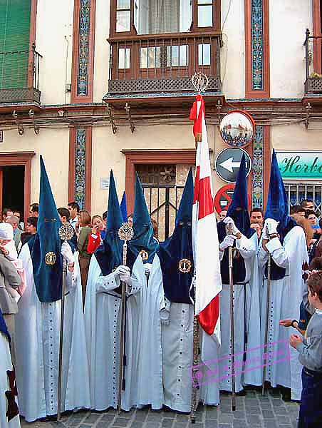 Bandera del Señor de la Hermandad de la Amargura