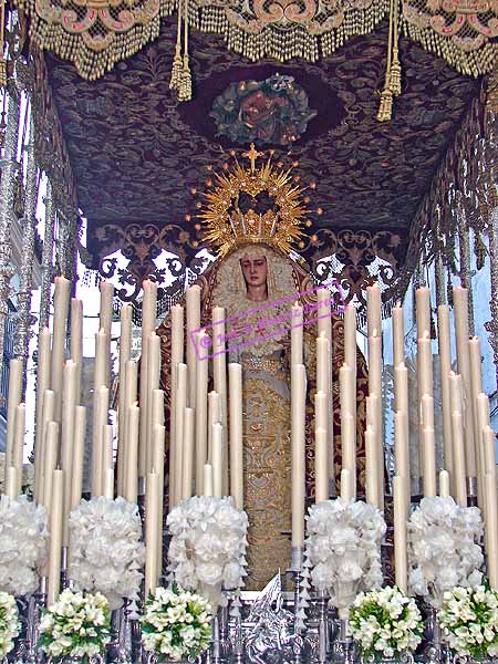 Paso de palio de María Santísima del Desamparo