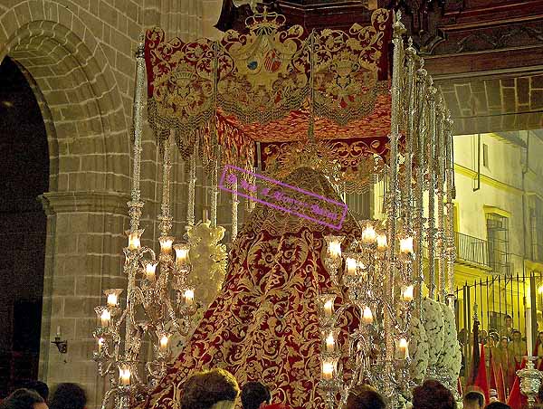 Paso de palio de María Santísima del Desamparo