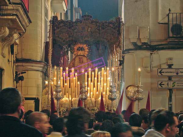 Paso de palio de María Santísima del Desamparo