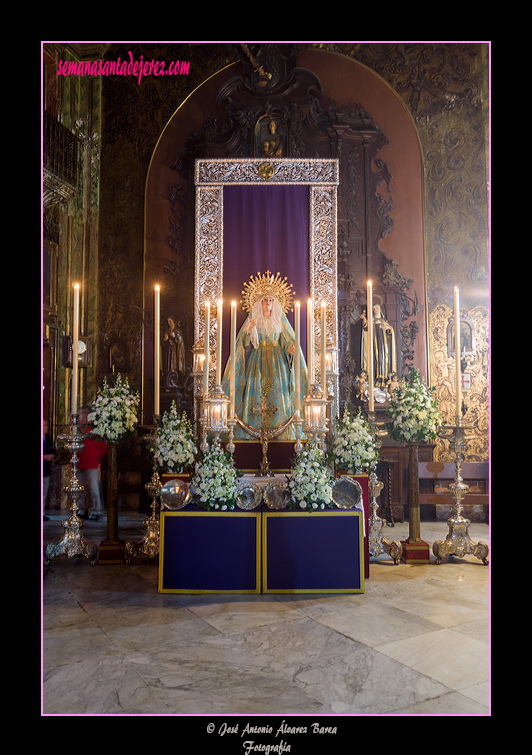 Altar de Cultos del Triduo a María Santísima de Gracia y Esperanza 2012