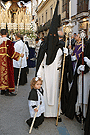 Nazareno de la Hermandad de la Oración en el Huerto