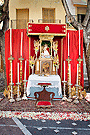 Altar de la Hermandad del Mayor Dolor y la Pastora de San Dionisio para la procesión del Corpus Christi (10 de junio de 2012).