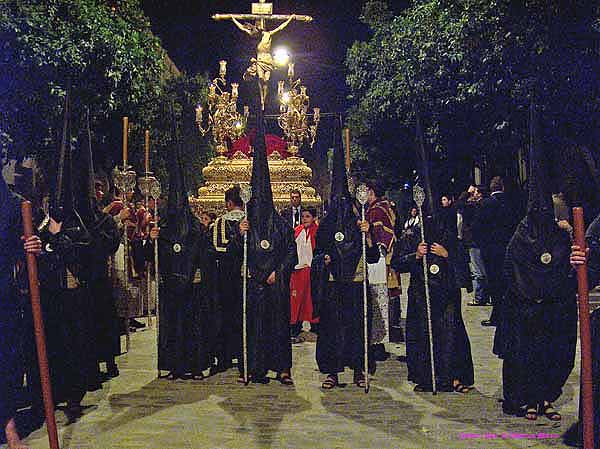 Presidencia del Paso de Misterio de la Hermandad del Santo Crucifijo de la Salud 