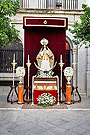 Altar de la Inmaculada del Voto para la procesión del Corpus Christi (10 de junio de 2012).