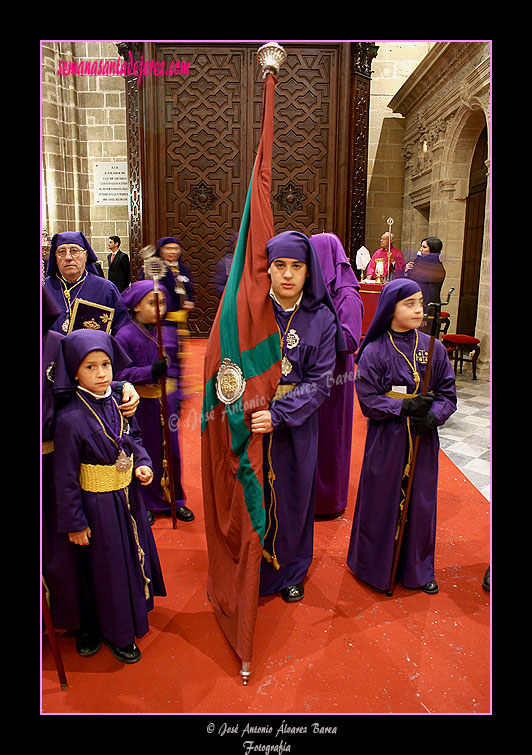 Bandera de San Andrés de la Hermandad del Nazareno