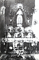 Alrededor del año 1930. En esta foto vemos a Nuestra Señora de la Esperanza y, a sus pies, el Santísimo Cristo de la Yedra (Foto: Archivo de Manuel Mesa)