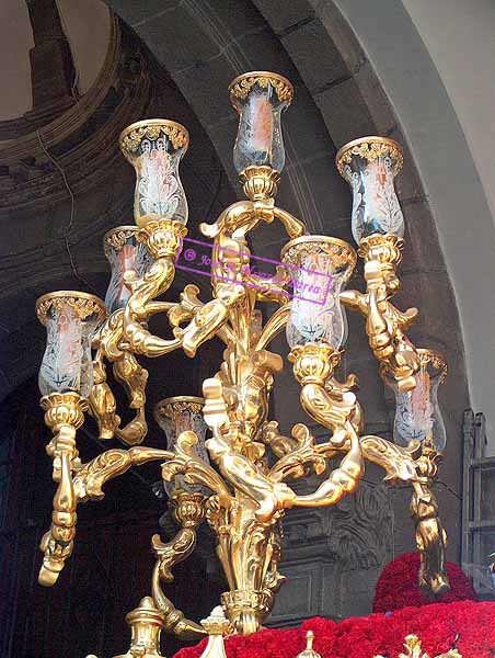 Candelabro del Paso de Misterio de Nuestro Padre Jesús de la Sentencia y Humildad