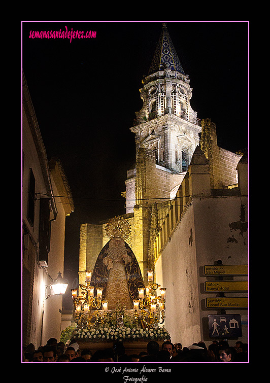 Procesión de regreso a su ermita de Nuestra Señora de la Esperanza de la Yedra (18 de diciembre de 2011)