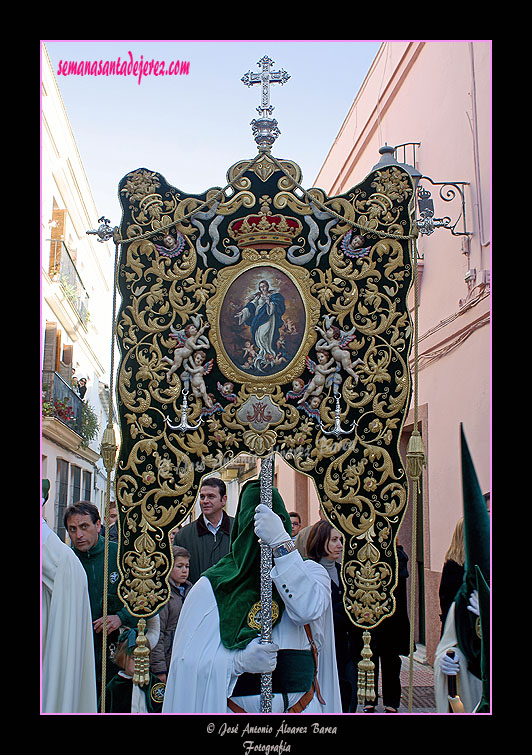 Simpecado de la Hermandad de la Yedra