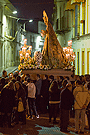 Traslado de Nuestra Señora de la Esperanza de la Yedra desde el Convento de Madre de Dios tras la celebración del Triduo en su honor (18 de diciembre de 2012)
