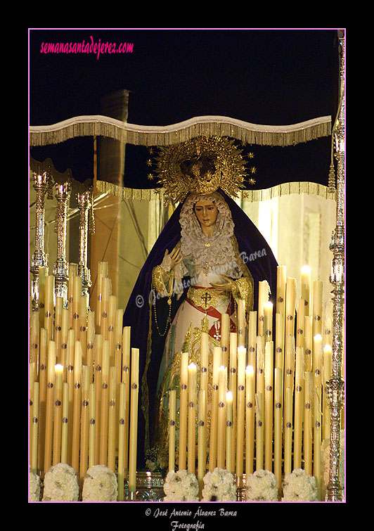 Paso de palio de María Santísima del Dulce Nombre